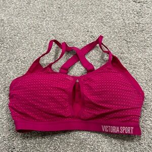 Magenta colored sports bra Victoria’s Secret